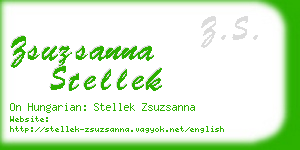 zsuzsanna stellek business card